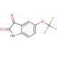 5-(Trifluoromethoxy)isatin (CAS 169037-23-4) - chemical structure image