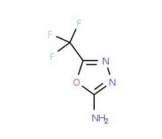 5-(Trifluoromethyl)-1,3,4-oxadiazol-2-amine (CAS 768-29-6) - chemical structure image