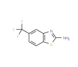 5-(trifluoromethyl)-1,3-benzothiazol-2-amine (CAS 60388-38-7) - chemical structure image