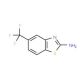 5-(trifluoromethyl)-1,3-benzothiazol-2-amine (CAS 60388-38-7) - chemical structure image