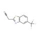 [5-(trifluoromethyl)-1,3-benzothiazol-2-yl]acetonitrile - chemical structure image