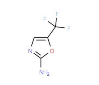5-(Trifluoromethyl)-1,3-oxazol-2-amine (CAS 714972-00-6) - chemical structure image