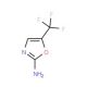 5-(Trifluoromethyl)-1,3-oxazol-2-amine (CAS 714972-00-6) - chemical structure image