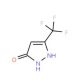 5-(Trifluoromethyl)-1H-pyrazol-3(2H)-one (CAS 76480-99-4) - chemical structure image