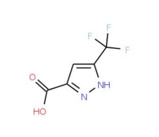 5-Trifluoromethyl-1H-pyrazole-3-carboxylic acid (CAS 105212-27-9) - chemical structure image