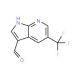 5-(Trifluoromethyl)-1H-pyrrolo[2,3-b]pyridine-3-carbaldehyde (CAS 1135283-53-2) - chemical structure image