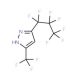 5-(Trifluoromethyl)-3-(heptafluoropropyl)pyrazole - chemical structure image