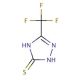 5-Trifluoromethyl-4H-1,2,4-triazole-3(2H)thione (CAS 68744-64-9) - chemical structure image