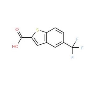 5-(Trifluoromethyl)-benzo[b]thiophene-2-carboxylic acid (CAS 244126-64-5) - chemical structure image