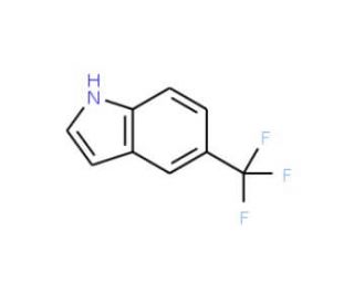 5-(Trifluoromethyl)indole (CAS 100846-24-0) - chemical structure image