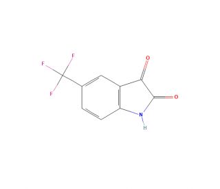 5-(Trifluoromethyl)isatin (CAS 345-32-4) - chemical structure image