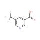 5-(Trifluoromethyl)nicotinic acid (CAS 131747-40-5) - chemical structure image