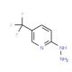 (5-Trifluoromethyl-pyridin-2-yl)-hydrazine (CAS 89570-85-4) - chemical structure image
