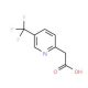 5-(Trifluoromethyl)pyridine-2-acetic acid (CAS 785762-99-4) - chemical structure image