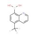 5-Trifluoromethylquinoline-8-boronic acid (CAS 1072951-55-3) - chemical structure image