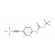 (5-Trimethylsilanylethynyl-pyridin-2-yl)-carbamic acid tert-butyl ester (CAS 470463-41-3) - chemical structure image