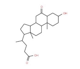 5alpha-Cholanic Acid-3alpha-ol-6-one (CAS 10573-17-8) - chemical structure image
