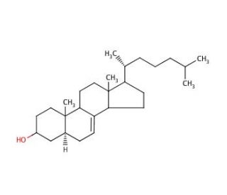 5α-Cholest-7-en-3β-ol (CAS 80-99-9) - chemical structure image