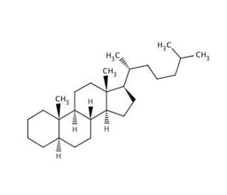 5&alpha;-Cholestane (CAS 481-21-0) - chemical structure image