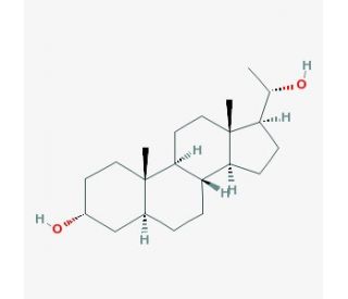 5α-Pregnane-3α,20α-diol (CAS 566-58-5) - chemical structure image