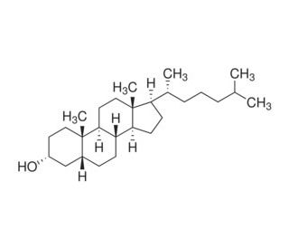 5&beta;-Cholestan-3&alpha;-ol (CAS 516-92-7) - chemical structure image