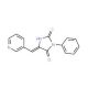 (5E)-2-Mercapto-3-phenyl-5-(pyridin-3-ylmethylene)-3,5-dihydro-4H-imidazol-4-one - chemical structure image