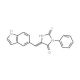 (5E)-5-(1H-Indol-5-ylmethylene)-2-mercapto-3-phenyl-3,5-dihydro-4H-imidazol-4-one - chemical structure image