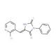 (5E)-5-[(2-Chloropyridin-3-yl)methylene]-2-mercapto-3-phenyl-3,5-dihydro-4H-imidazol-4-one - chemical structure image