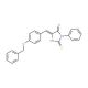 (5E)-5-[4-(Benzyloxy)benzylidene]-2-mercapto-3-phenyl-3,5-dihydro-4H-imidazol-4-one - chemical structure image