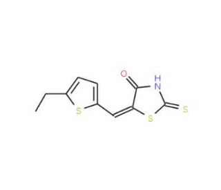 (5E)-5-[(5-Ethyl-2-thienyl)methylene]-2-mercapto-1,3-thiazol-4(5H)-one - chemical structure image