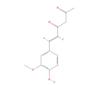 (5E)-6-(4-Hydroxy-3-methoxyphenyl)-5-hexene-2,4-dione - chemical structure image