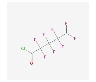5H-Octafluorovaleroyl chloride (CAS 376-71-6) - chemical structure image