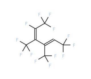 5H-Perfluoro-3,4-bis(trifluoromethyl)-hexa-2,4-diene (CAS 104047-06-5) - chemical structure image