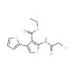 5′-(2-Chloro-acetylamino)-[2,3′]bithiophenyl-4′-carboxylic acid ethyl ester (CAS 315676-33-6) - chemical structure image