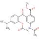 5'-Acetamido-2-acetoxy-4-dimethylamino-2'-methoxycarbonyl-benzophenone 的分子结构, CAS编号: 351421-18-6 5′-Acetamido-2-acetoxy-4-dimethylamino-2′-methoxycarbonyl-benzophenone (CAS 351421-18-6) - chemical structure image