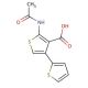 5′-(acetylamino)-2,3′-bithiophene-4′-carboxylic acid - chemical structure image