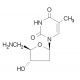 5′-Amino-5′-deoxythymidine (CAS 25152-20-9) - chemical structure image
