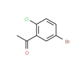 5&prime;-Bromo-2&prime;-chloroacetophenone (CAS 105884-19-3) - chemical structure image