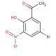 5′-Bromo-2′-hydroxy-3′-nitroacetophenone (CAS 70978-54-0) - chemical structure image