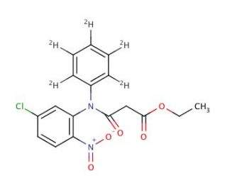 5&prime;-Chloro-2&prime;-nitro-N-phenyl-malonanilic Acid-d5 Ethyl Ester - chemical structure image