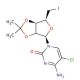 5′-Deoxy-5′-iodo-2′,3′-O-isopropylidene-5-chlorocytidine - chemical structure image