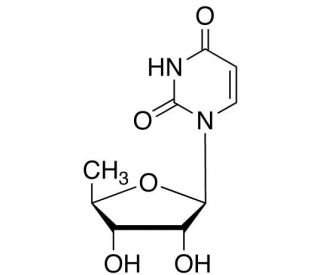 5&prime;-Deoxyuridine (CAS 15958-99-3) - chemical structure image