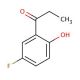 5′-Fluoro-2′-hydroxypropiophenone (CAS 443-09-4) - chemical structure image