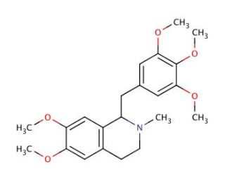 5&prime;-Methoxylaudanosine (CAS 24734-71-2) - chemical structure image