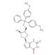 5′-O-(4,4′-Dimethoxytrityl)-7-deaza-2′-deoxyxanthosine (CAS 869355-16-8) - chemical structure image