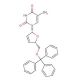 5′-O-Trityl-2′,3′-dehydrothymidine (CAS 5964-41-0) - chemical structure image