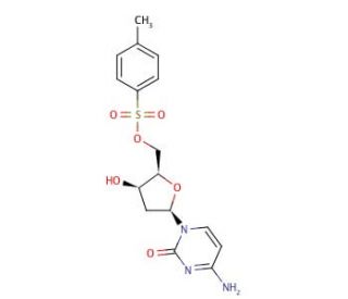 5&prime;-Tosyl-2&prime;-deoxy Cytidine (CAS 27999-55-9) - chemical structure image