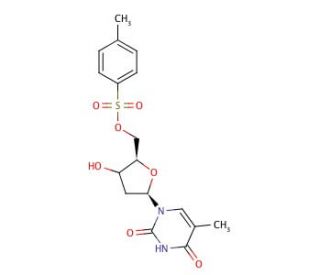 5&prime;-Tosyl Thymidine (CAS 7253-19-2) - chemical structure image