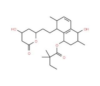 5&prime;(S)-Hydroxy Simvastatin - chemical structure image