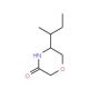 (5S)-5-[(1S)-Methylpropyl]-morpholin-3-one (CAS 160141-20-8) - chemical structure image